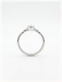 Baguette And Emerald Natural Diamond 18ct White Gold Trilogy Ring JM3150 - alternate view 3