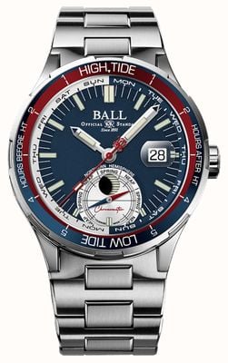 Ball Watch Company Explorador do oceano Roadmaster | 41mm | edição limitada | mostrador azul | pulseira de aço inoxidável DM3120C-SCJ-BE
