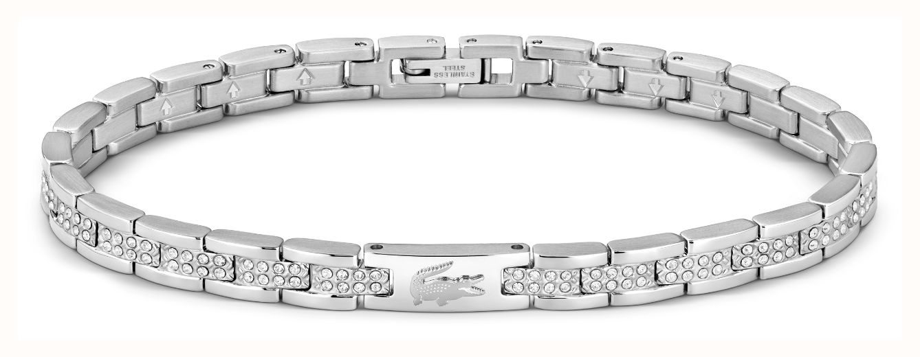 Lacoste Metropole Stainless Steel Bracelet With Crystals 2040670 - alternative Ansicht 3