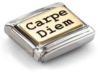 Nomination Classic Carpe Diem 18ct Gold Charm 030166/73 - vista alternativa 2