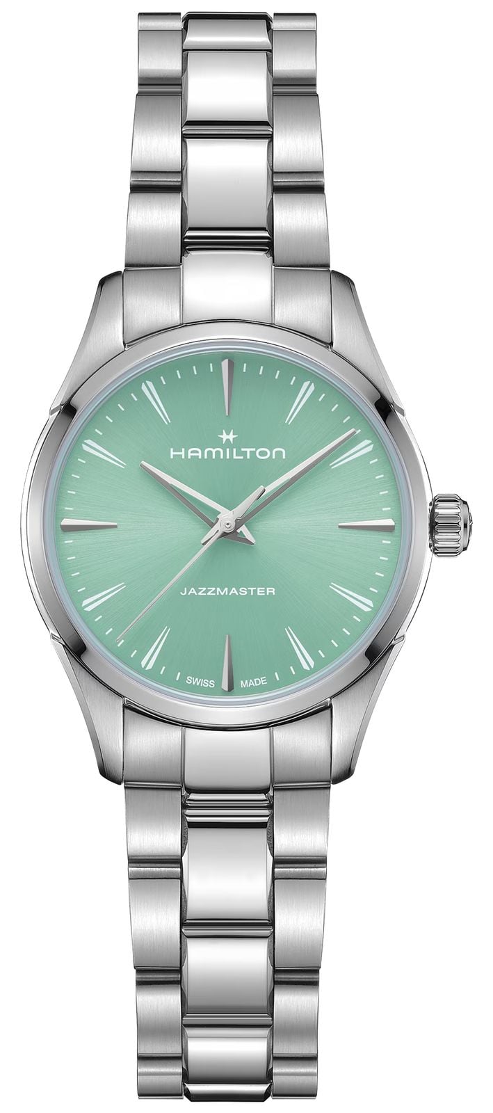 Hamilton Jazzmaster quartz (32 mm) cadran turquoise soleill montre