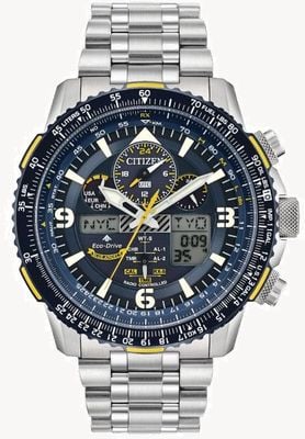 Citizen Men's Blue Angels Skyhawk A-T Eco-Drive Stainless Steel JY8078-52L