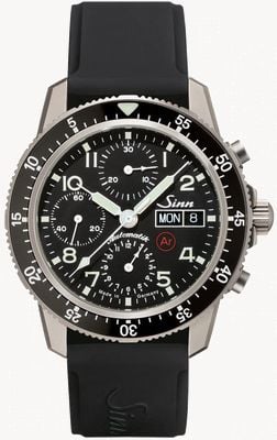 Sinn 103 ti ar pulseira de silicone de titânio 103.071-SILICONE