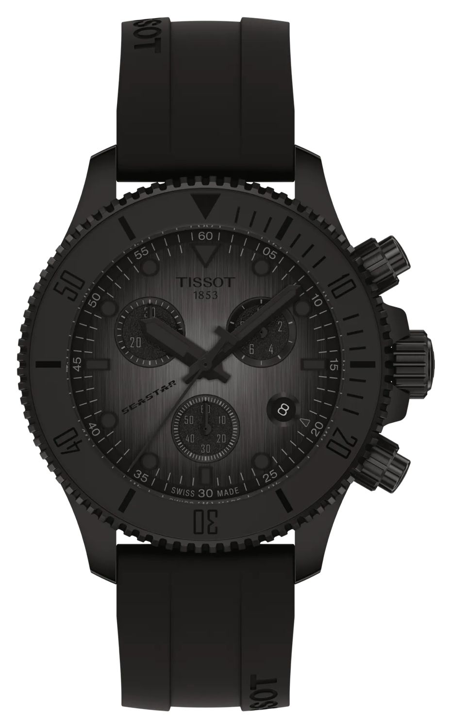 Tissot chronographe quartz Seastar 1000 (38mm) cadran montre