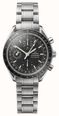 Pre-owned Omega Speedmaster Automatic Chronograph (39mm) Black Dial / Stainless Steel Bracelet Watch JMP-175575