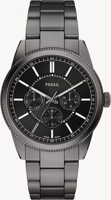 Fossil Pearson 42mm Multifunction Gunmetal Stainless Steel Watch FS6180