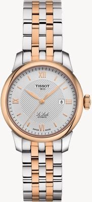 Tissot Le locle automatische Dame zweifarbig Roségold T0062072203800