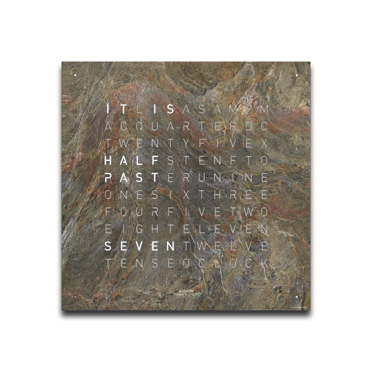 QLOCKTWO Earth 45 Ã©dition crÃ©ateur glintscape (anglais) - montre