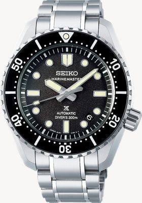 Seiko Prospex Marinemaster 1968 Diver’s Reinterpretation 300m in High Contrast Black SLA079J1