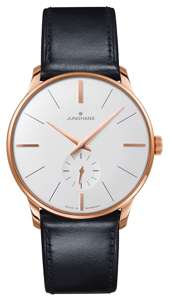 Junghans Meister handopwinder pvd rose gouden kast horloge