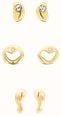 Calvin Klein Ladiea Gold-Tone Multiple Pack Stud Earrings 35000977