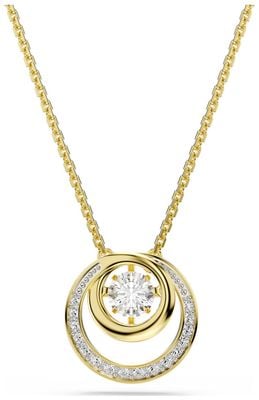 Swarovski Swarovski Hyperbola Gold Tone Plated Dancing Stone Necklace 5738248