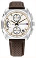 Tommy Hilfiger Cole Brown Leather White Sunray Dial Watch 1792270