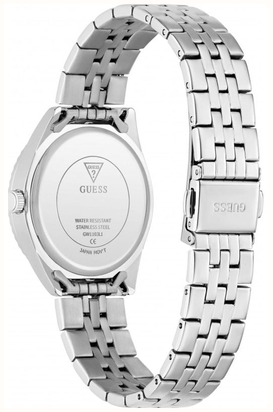 Guess Ladies Adelaide Silver-Tone Glitz Dial Silver-Tone Stainless Steel Bracelet GW1103L1 - alternative Ansicht 2