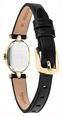 Coach Sammy Crystal Black Dial With Black Leather Strap Oval Gold Dial Ladies Watch 14504739 - alternate view 2