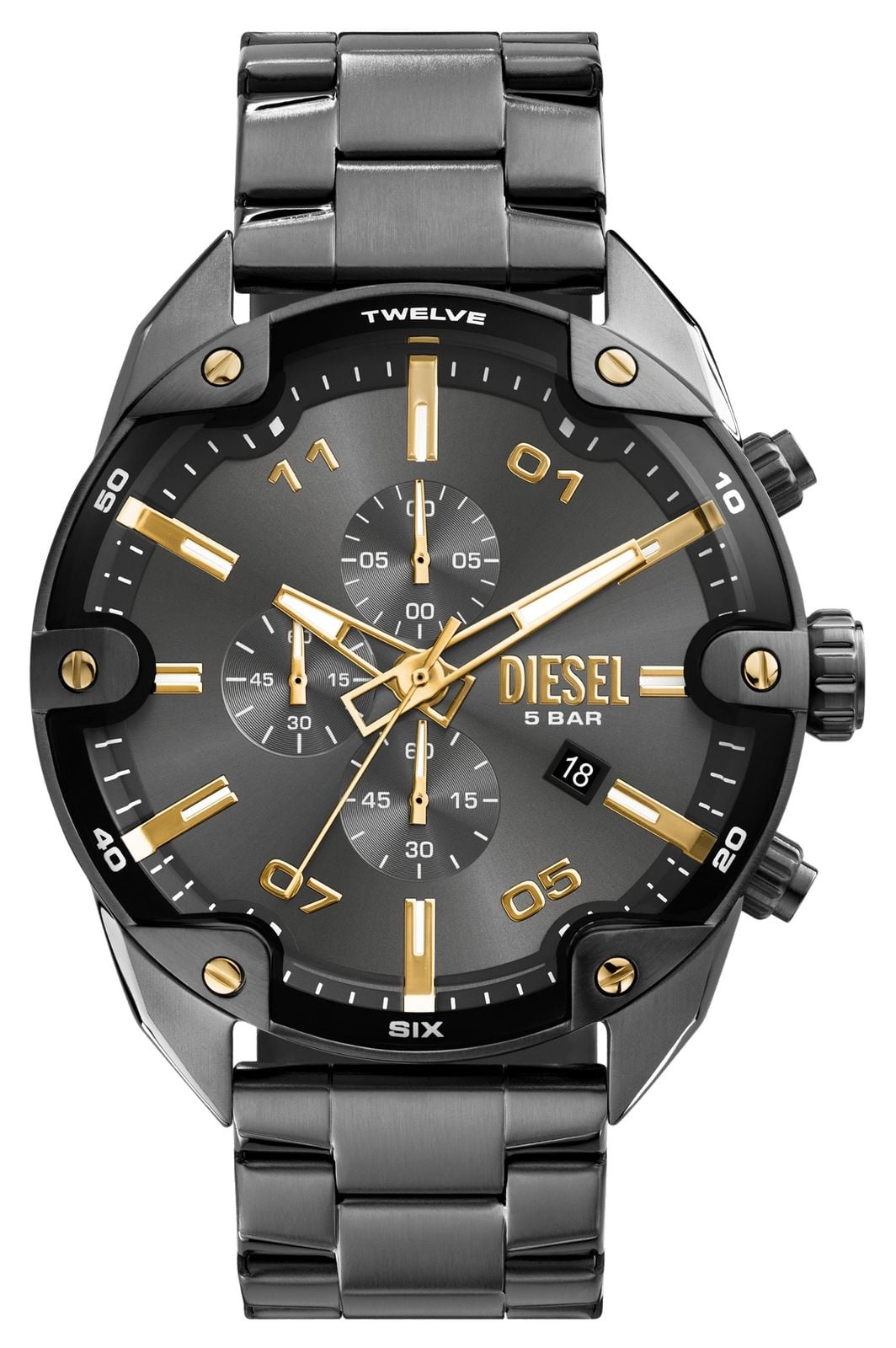 Diesel chronographe homme Ã  pointes (49 mm) avec montre