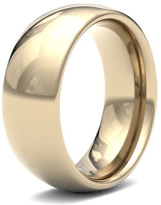 James Moore Wedding Rings | 9ct Yellow Gold | 8mm | Heavy | Traditional Court | AG_8GHC-9Y