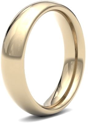 James Moore & Co | 9 Karat Gelbgold | 5 mm | schwer | Größe traditioneller Hof | ag_5lhc-9y AG_5LHC-9Y