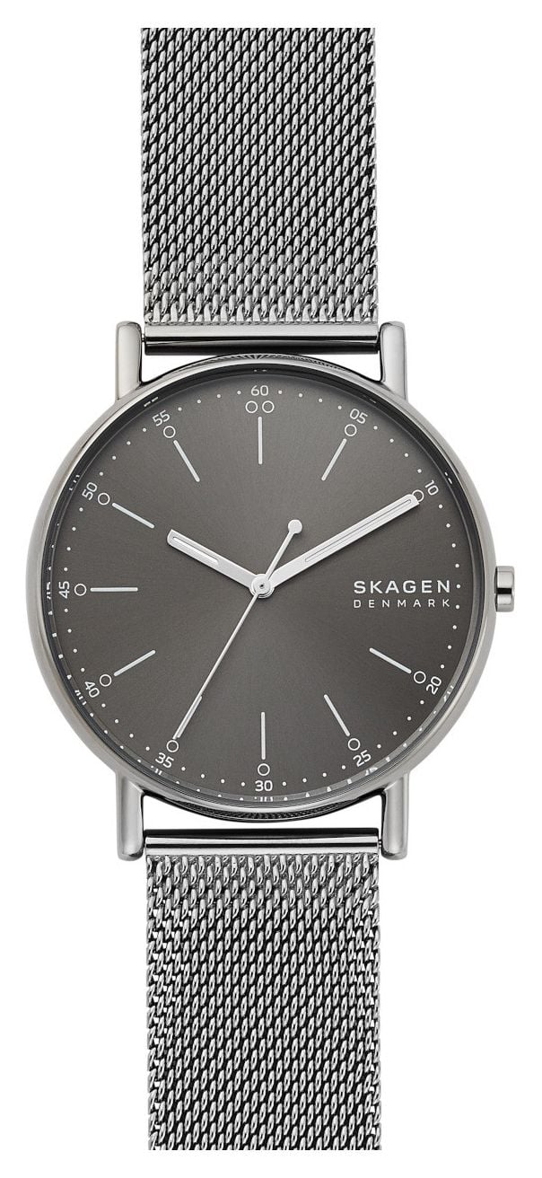 Skagen Bracelet homme maille milanaise plaquÃ© gris montre