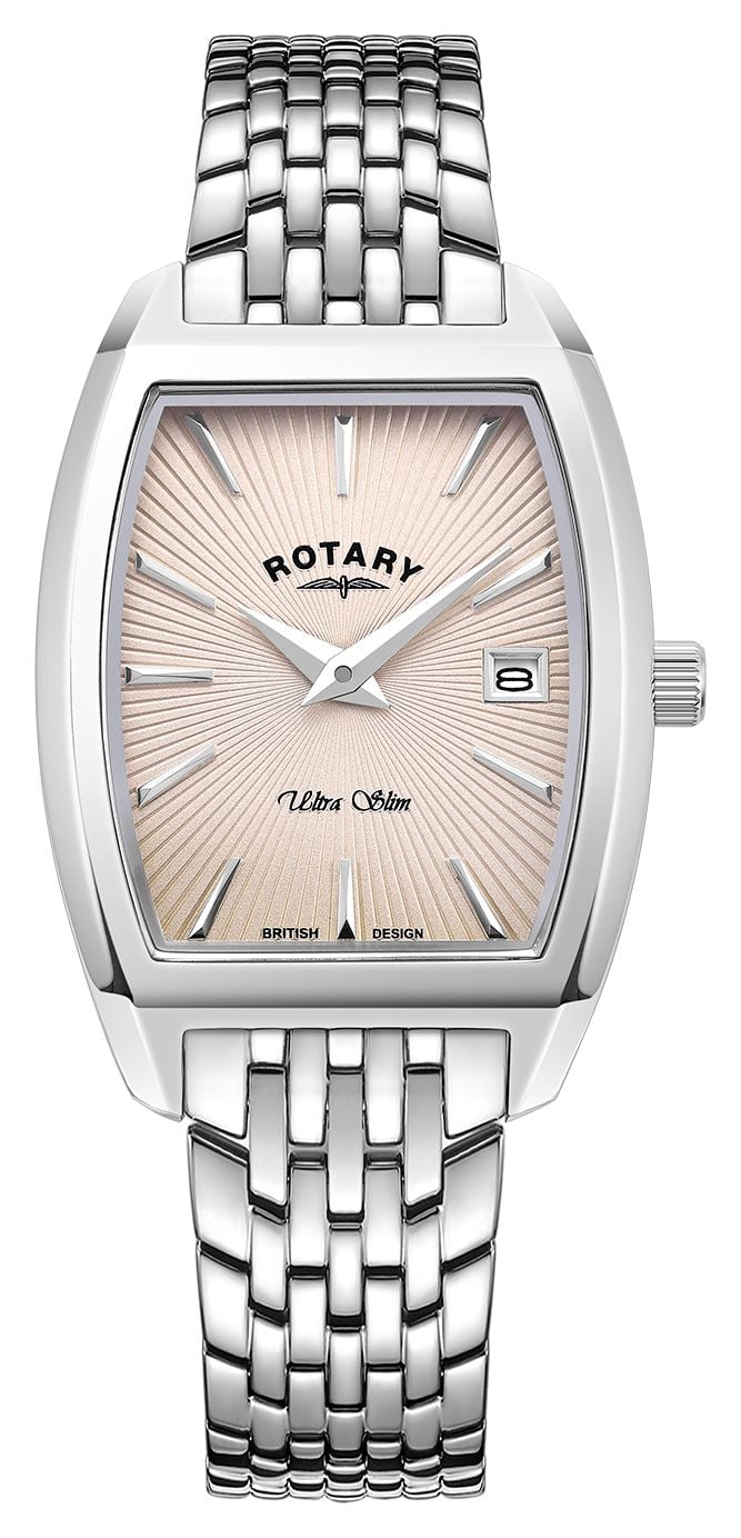 Rotary Ã  quartz ultra fine (25 mm) avec cadran rose montre