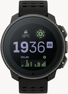 Suunto Orologio multisport da avventura solare verticale (49 mm) tutto nero SS050978000