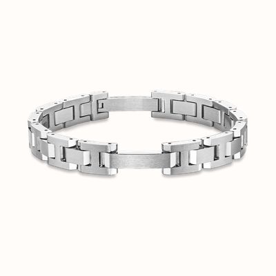 Herbelin Cap Camarat Bracelet - Brushed And Polished Stainless Steel - 10mm (Adjustable) BCC10AB