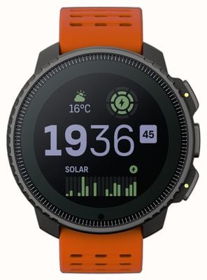 Suunto Мультиспортивные приключенческие часы с вертикальной солнечной батареей (49 мм), черный каньон SS050987000