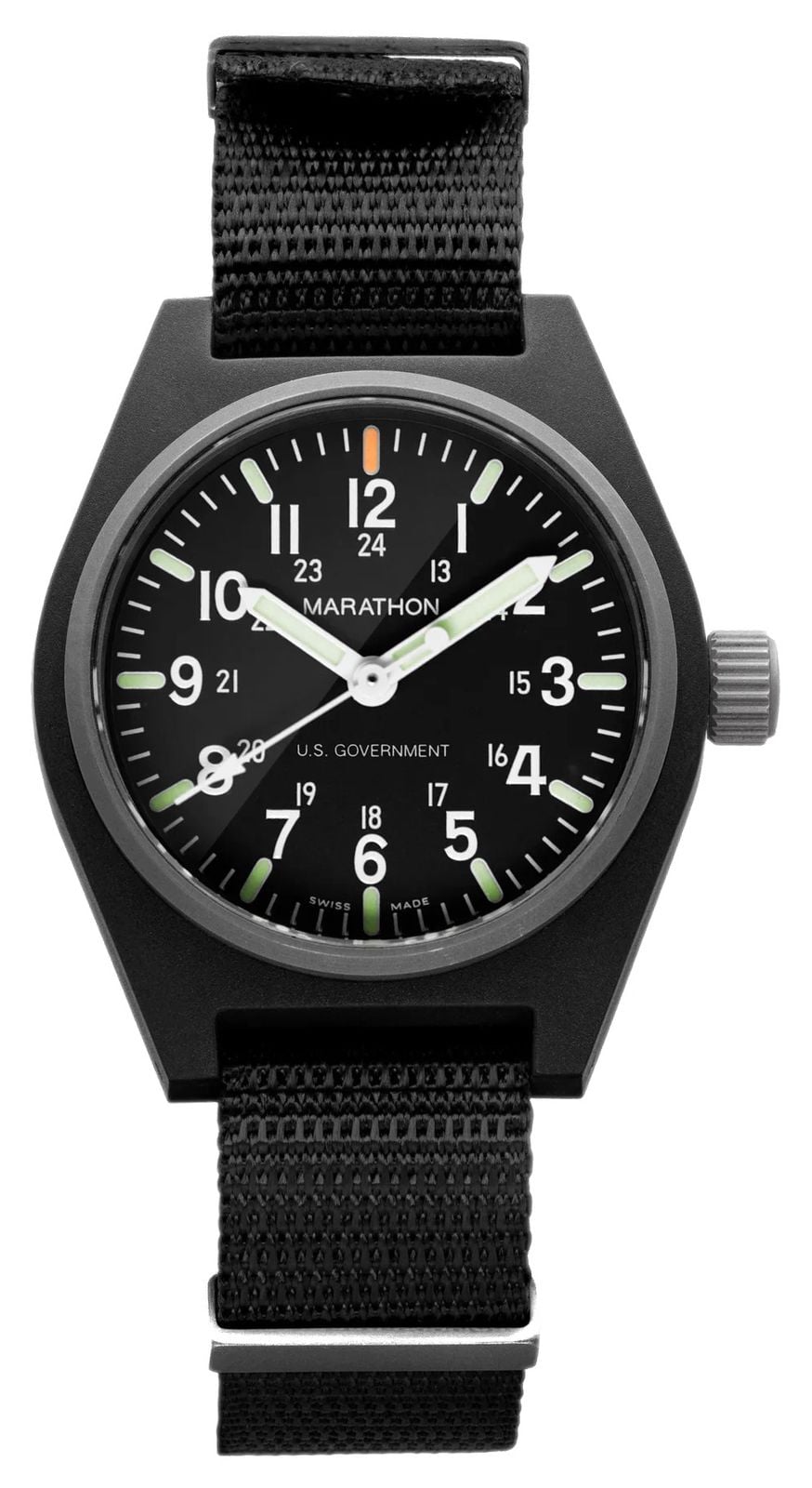 Marathon GPQ MaraGlo Black General Purpose Quartz US Watch