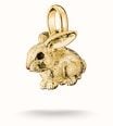 Thomas Sabo Thomas Sabo Charming Connect 18ct Gold Plated Rabbit Charm CC1350-M05-39