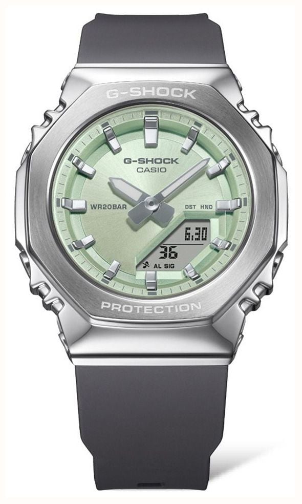 G shock grey and green online