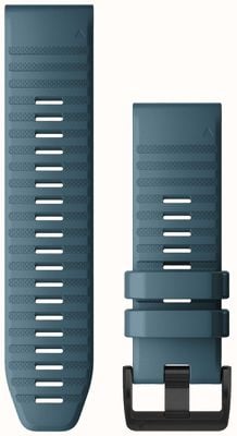 Garmin Bracelet de montre Quickfit 26 uniquement, silicone bleu lac 010-12864-03