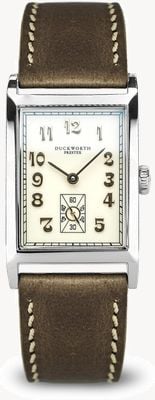 Duckworth Prestex センテナリー (24mm) クリームダイヤル/ブラウンレザーストラップ D803-06-B