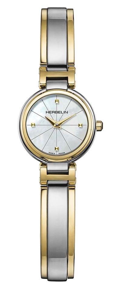 Herbelin Lady H Quartz 22mm MotherofPearl Dial  Two Watch