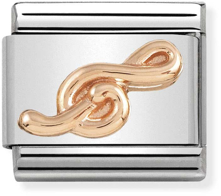 Nomination Classic Treble Clef Steel Charm 430106/13