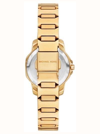 Michael Kors Prescott Gold Tone Stainless Steel Bracelet With Gold Dial MK7685 - alternate view 2