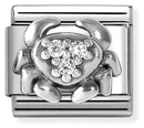 Nomination Classic Cancer Sterling Silver & Steel Charm 330326/04