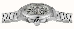 Ingersoll THE FRAME Automatic (47mm) Grey Skeleton Dial / Stainless Steel Bracelet I18302 - alternate view 2