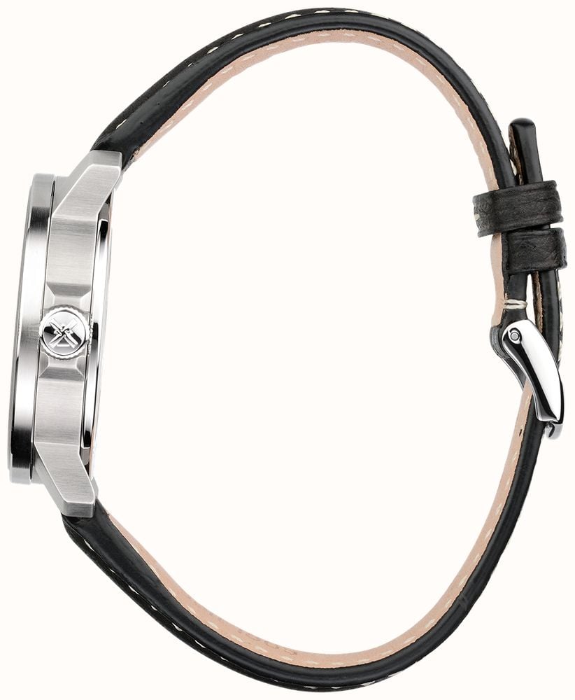 Mühle Glashütte 29er Automatic (36.6mm) White Dial / Black Leather Strap M1-25-21-LB - alternate view 2