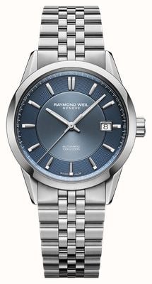 Raymond Weil Freelancer Automatic (38mm) Blue Sunray Dial / Stainless Steel Bracelet 2771-ST-50051