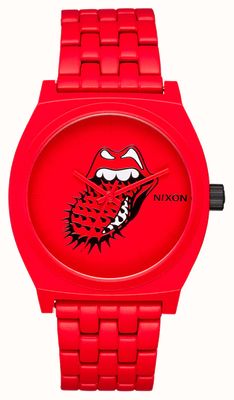 Nixon Rolling Stones Time Teller monochrome rouge A1356-191-00