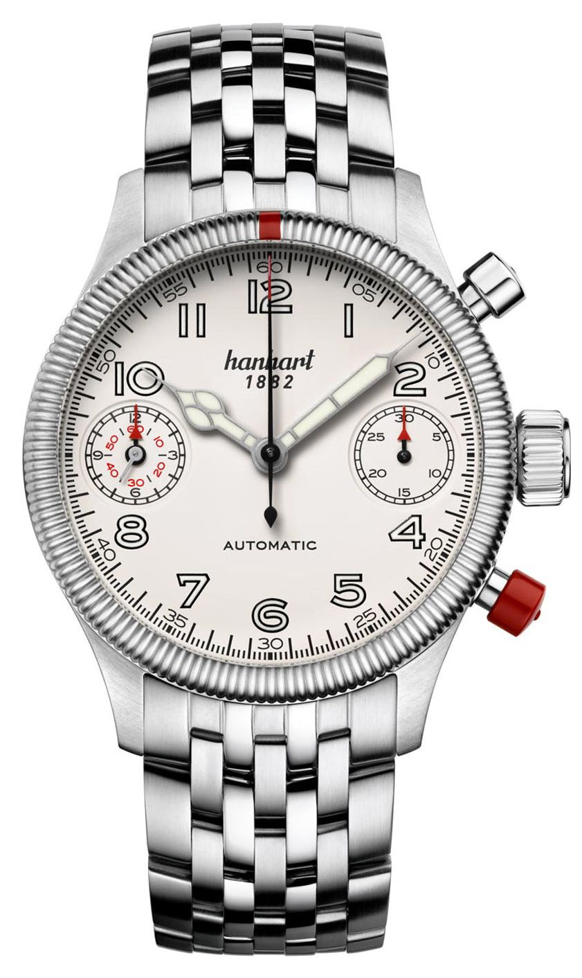 Hanhart Chronographe automatique Pioneer Twindicator (45 mm montre