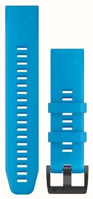 Garmin Bracelete de borracha azul ciano apenas quickfit 22mm 010-12740-03