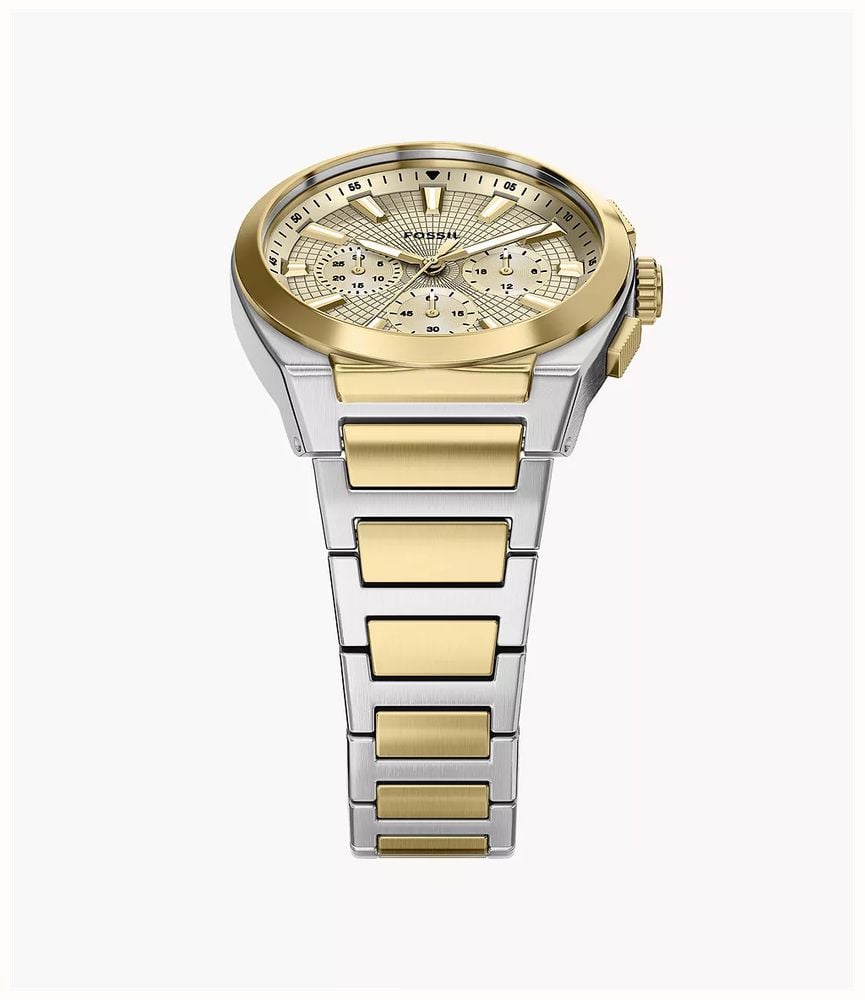 Fossil Everett 44 mm Chronograph Two-Tone Stainless Steel FS6243 - vista alternativa 3