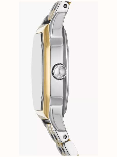 Fossil Harlow (27 mm) für Damen, cremefarbenes Zifferblatt/zweifarbiges Edelstahlarmband ES5362 - alternative Ansicht 3