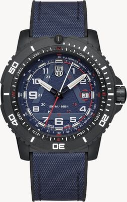 Luminox Ice-sar 1080 系列（45 毫米）蓝色表盘/蓝色橡胶织物表带 XL.1083
