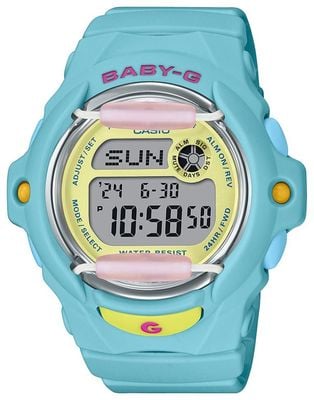 Casio G-Shock Baby-G Playful Beach (45,9 mm) Digitalanzeige / blaues Harzarmband BG-169PB-2ER