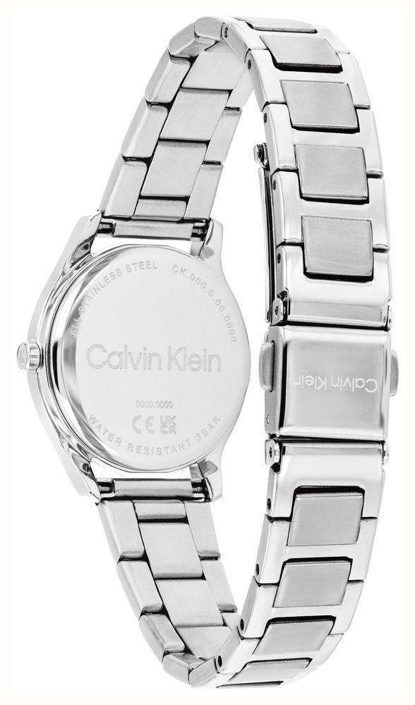 Calvin Klein Sculpted Essentials (28mm) White Dial / Stainless Steel Bracelet 25100213 - 备用视图 3