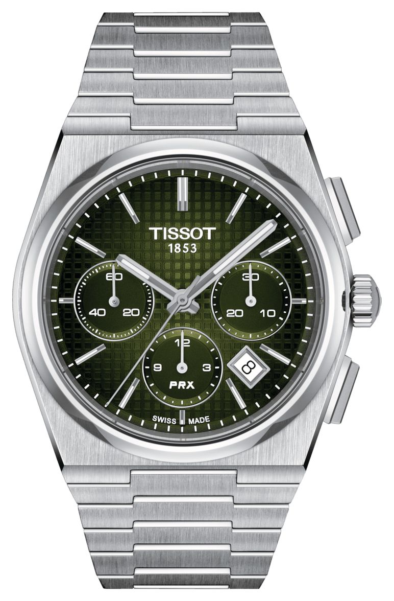 Tissot Chronographe automatique Prx Valjoux (42 mm), cadran montre