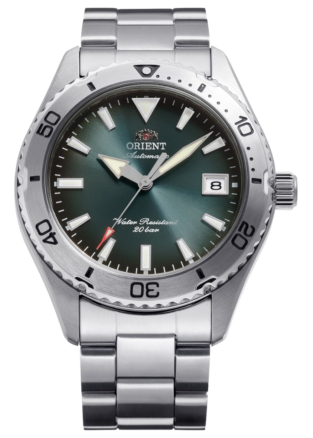 Orient Mako 40 Automatic 40mm Green Sunray Dial  Watch