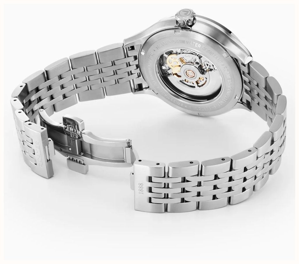 Roamer Competence Skeleton IV (43mm) Silver Skeleton Dial / Stainless Steel Bracelet 101984 41 85 10 - alternate view 4